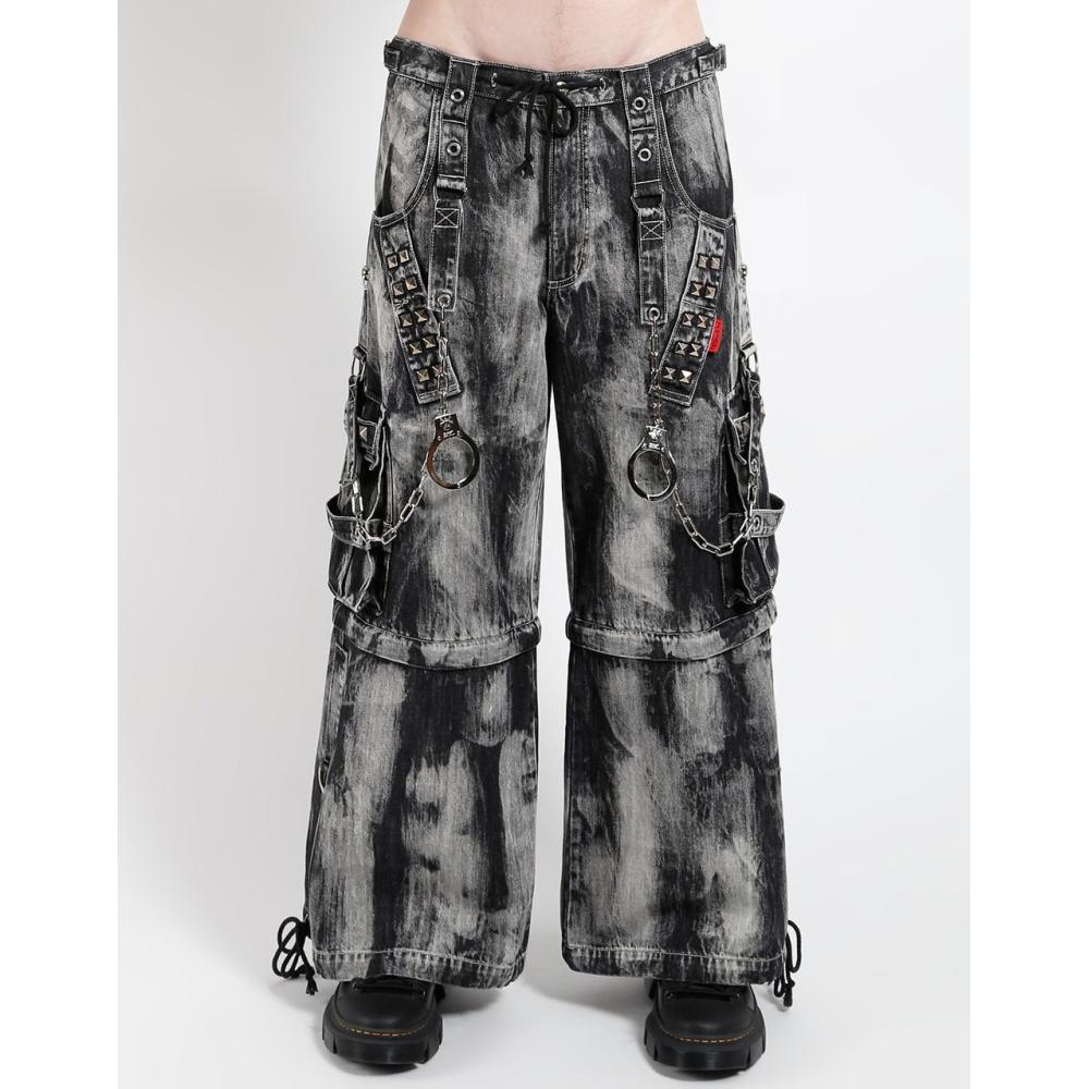 Tripp NYC Tripp NYC - Lock Up Denim Storm Wash Wide leg trousers